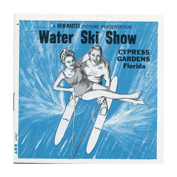 ViewMaster - Cypress Gardens - Water Ski Show - A967 - Vintage Classic  - 3 Reel Packet - 1970s Views