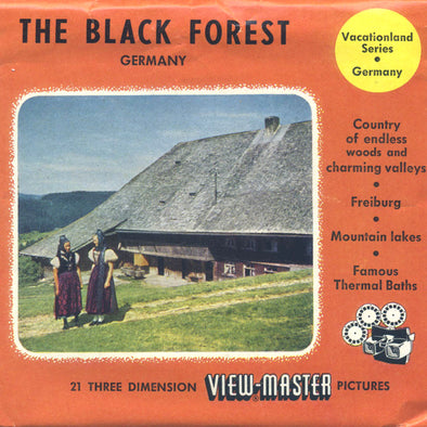 ViewMaster Black Forest - Germany - Vintage Classic - 3 Reel Packet - 1950s views