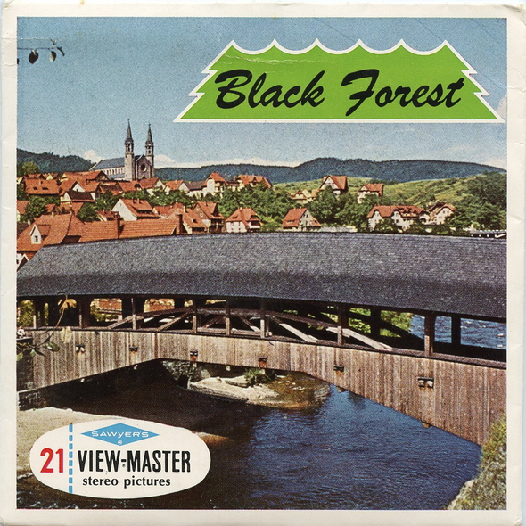 ViewMaster Black Forest - Germany - C410E - Vintage Classic -3 Reel Packet - 1960s views