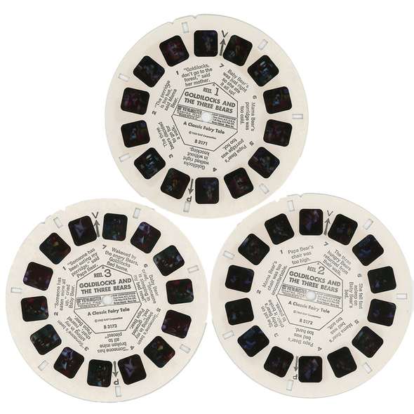 Goldilocks and the Three Bears - View-Master 3 Reel Packet - 1970s - vintage (ECO-B317-G3A)