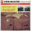 History of Flight - B865 - Vintage Classic View-Master(R) 3 Reel Packet - 1970s