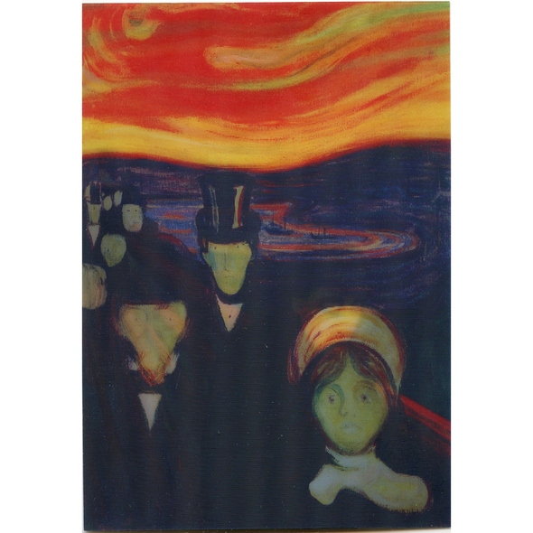 ART- Edvard Munch - 3D Lenticular Postcards