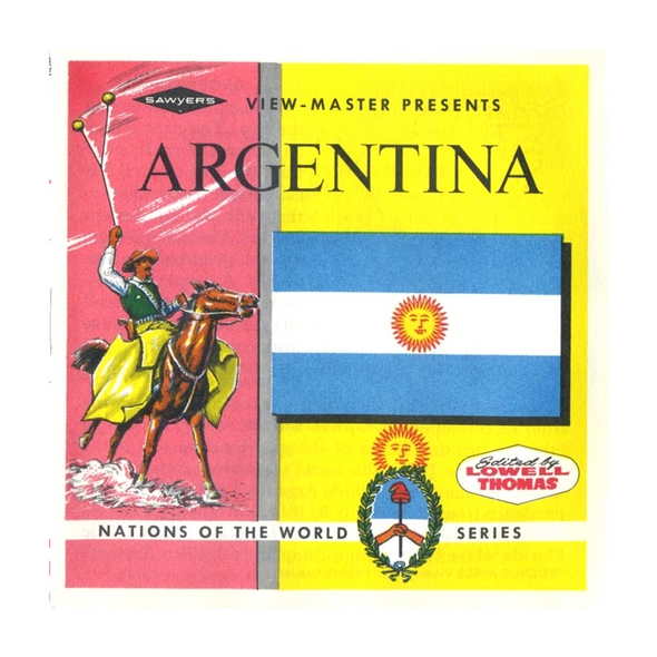 ViewMaster - Argentina - B071  -Vintage - 3 Reel Packet - 1960s views