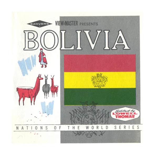 ViewMaster - Bolivia -  B082 -Vintage -  3 Reel Packet - 1960s views