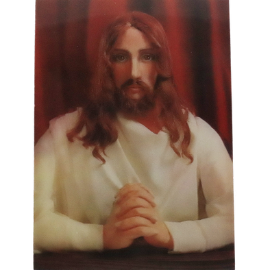 Head of Christ - 3D Lenticular Poster - 12 X 16