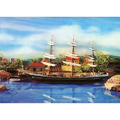 Clipper Ship at Anchor - 3D Lenticular Poster - 8 X 10