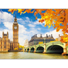 Fall in London - Triple Views - 3D Action Lenticular Poster - 12x16 - 3 Prints in 1