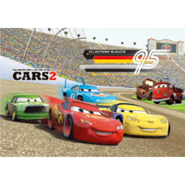Disney Cars 2 - Lightning McQueen - 3D Lenticular Poster - 10x14