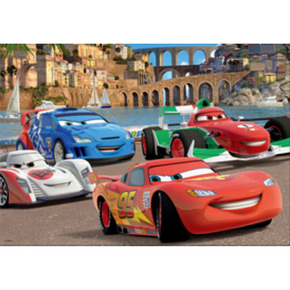 Disney Cars 2 Racing in Italy 3D Lenticular Poster 10x14 worldwideslides