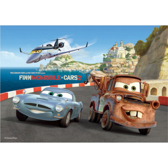 Disney Cars 2 -Finn McMiscle & Mater - 3D Lenticular Poster - 10x14