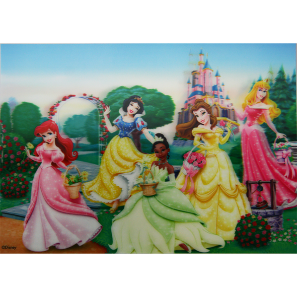 Disney Princesses - In the Garden - 3D Lenticular Poster - 10x14