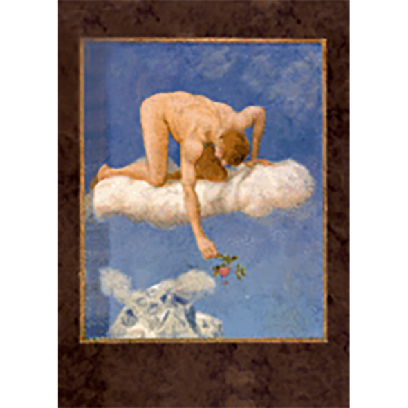 Hans Thoma - German Painter JUNE - 3D Lenticular Postcard Greeting Card