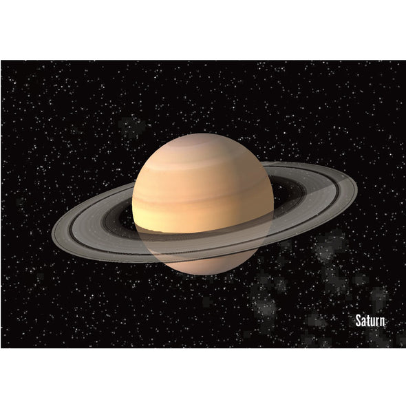 Saturn - 3D Lenticular Postcard Greeting Card