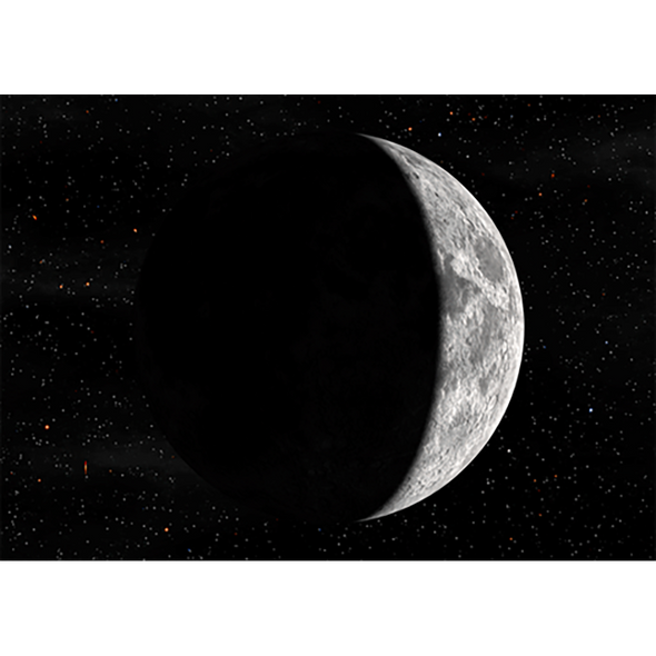 Lunar Phases - 3D Action Lenticular Postcard Greeting Card
