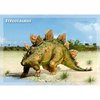 Stegosaurus - Dinosaur - 3D Action Lenticular Postcard Greeting Card