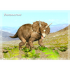 Triceratops - Dinosaur - 3D Action Lenticular Postcard Greeting Card