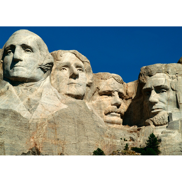 Mount Rushmore - 3D Lenticular Postcard Greeting Card