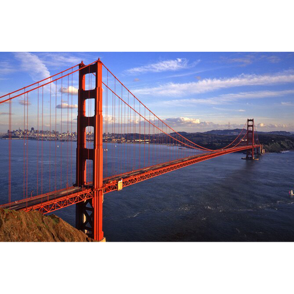 Golden Gate Bridge by Day & Night - 3D Action Lenticular Postcard Greeting Card