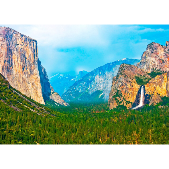 Yosemite Valley, California - 3D Lenticular Postcard Greeting Card