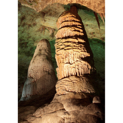 Hall of Giants, Carlsbad Caverns - 3D Lenticular Postcard Greeting Card