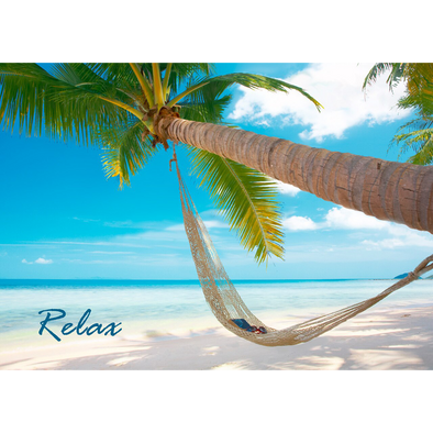 Relax - 3D Lenticular Postcard Greeting Card
