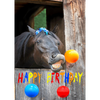 Happy Birthday - Horses - 3D Action Lenticular Postcard Greeting Card