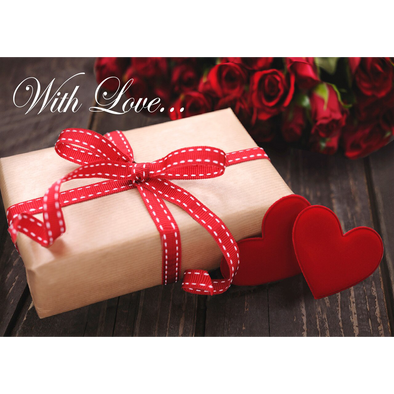 With Love... - 3D Lenticular Postcard Greeting Card
