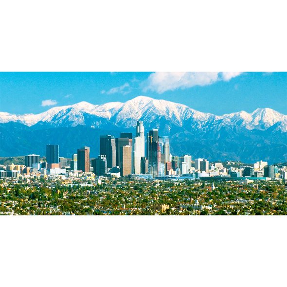 Los Angeles Skyline - 3D Lenticular Postcard Greeting Card - Oversize