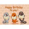 Happy Birthday To You - 3D Action Lenticular Postcard Greeting Card