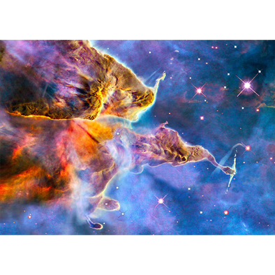 Carina Nebula - 3D Lenticular Postcard Greeting Card