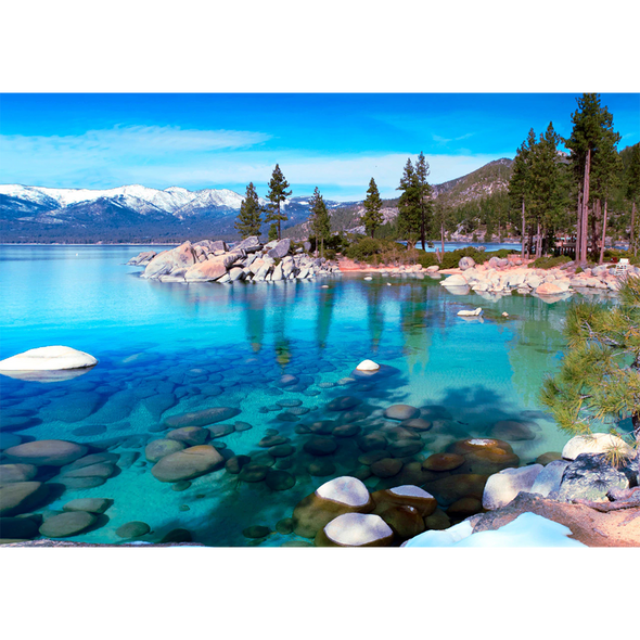 Lake Tahoe, California  - 3D Lenticular Postcard Greeting Card