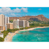 Waikiki, Hawaii by Day & Night - 3D Action  Lenticular Postcard Greeting Card