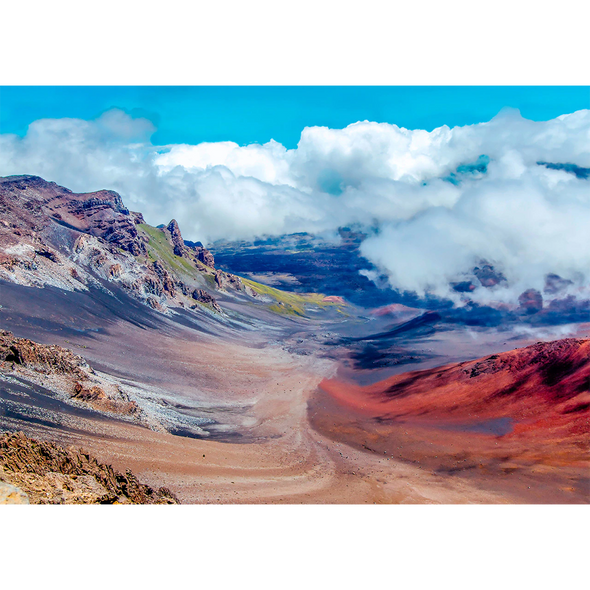 Haleakala Crater, Maui, Hawaii - 3D Lenticular Postcard Greeting Card