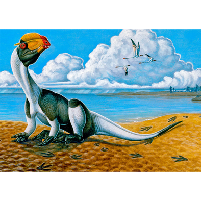 Dilophosaurus - 3D Action Lenticular Postcard Greeting Card