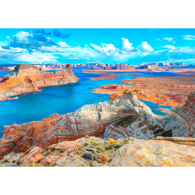 Lake Powell - 3D Lenticular Postcard Greeting Card