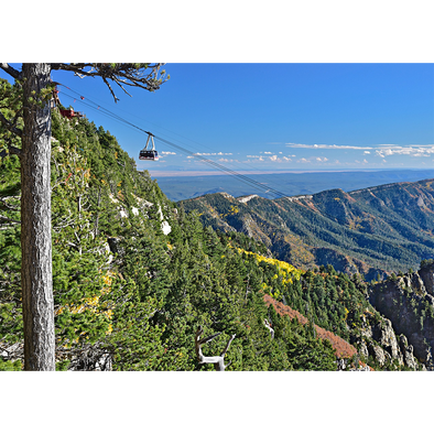 Sandia Peak Tramway - 3D Action Lenticular Postcard Greeting Card