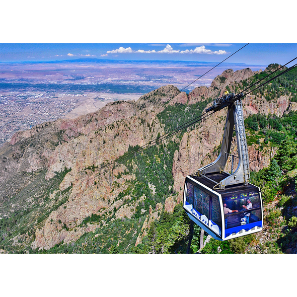 Sandia Peak Tramway - 3D Action Lenticular Postcard Greeting Card
