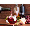 Wine glass filling with Red Wine - 3D Action Lenticular Postcard Greeting Card