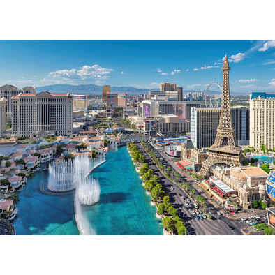 Las Vegas Strip by Day & Night - 3D Action Lenticular Postcard Greeting Card