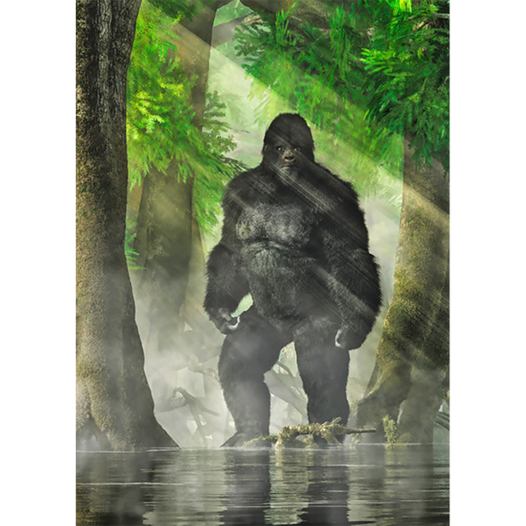 Bigfoot - Lenticular 3D Postcard Greeting Card