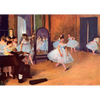 Edgar Degas - Dance Class (1870) - 3D Lenticular Postcard Greeting Card