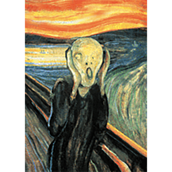 Edvard Munch - The Scream - 3D Lenticular Postcard Greeting Card