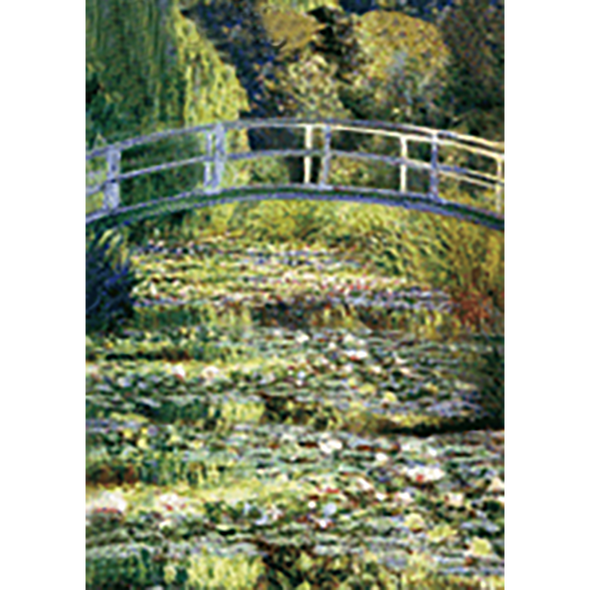 Claude Monet - The Water Lily Pond - 3D Lenticular Postcard Greeting Card