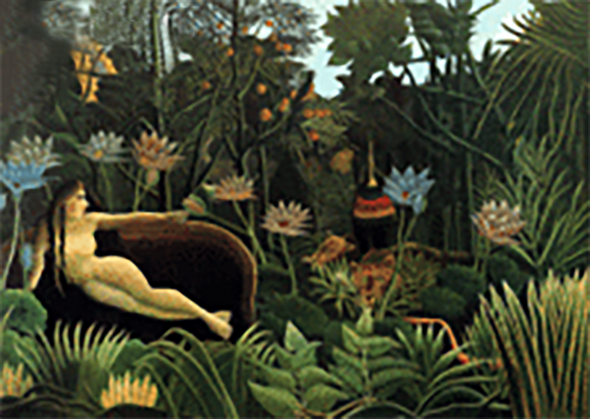 Henri Rousseau - The Dream - 3D Lenticular Postcard Greeting Card