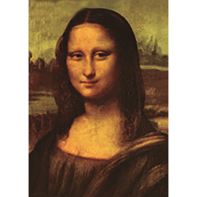 Leonardo da Vinci - Mona Lisa (La Gioconda) - 3D Lenticular Postcard Greeting Card