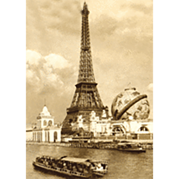 Eiffel Tower World Fair PARIS - 3D Lenticular Postcard Greeting Card