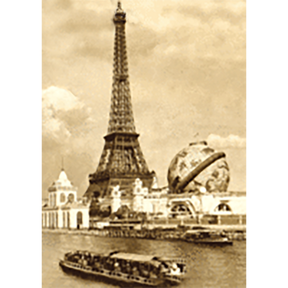 Eiffel Tower World Fair PARIS - 3D Lenticular Postcard Greeting Card