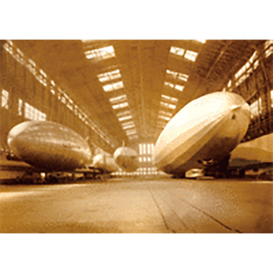 Airships - Graf Zeppelin - 3D Lenticular Postcard Greeting Card