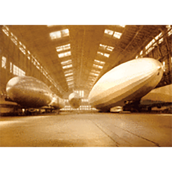 Airships - Graf Zeppelin - 3D Lenticular Postcard Greeting Card