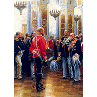 Anton von Werner - The Red Prince - 3D Lenticular Postcard Greeting Card